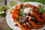 Simple Carrot Salad with Harissa and Cilantro via Relishing It