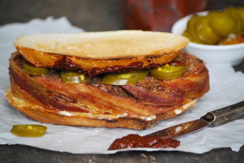 The Ultimate Meatloaf Sandwich with Homemade Harissa via Relishing It