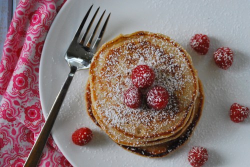 Whole Grain Lemon Ricotta Pancakes via Relishing it