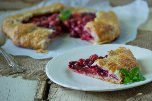 Sour Cherry Galette with an All Butter Pie Crust via Relishing It