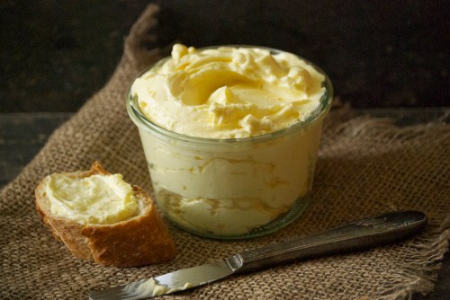 Homemade Cultured Butter via Relishing It