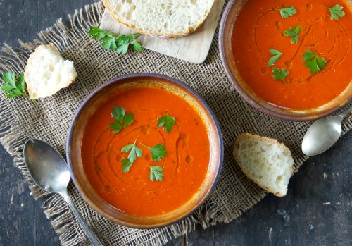 Roasted Red Pepper Soup | Relishing It