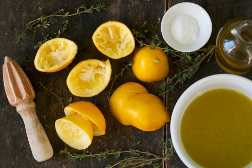 Meyer Lemon and Thyme Roasted Chicken | Relishing It