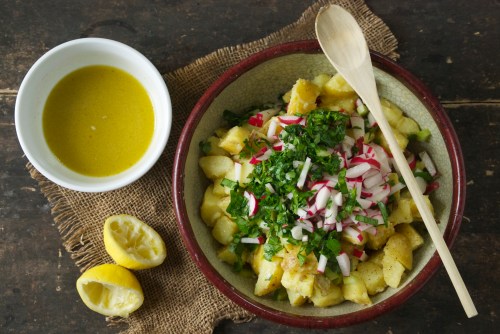Spring Potato Salad with Ramps and Radishes | Relishing It