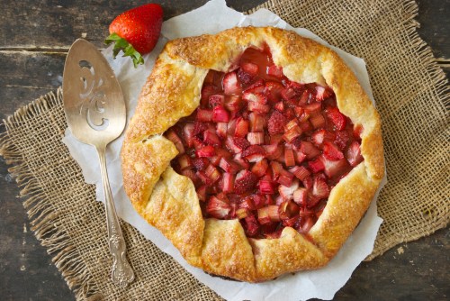 Rhubarb and Strawberry Galette | Relishing It