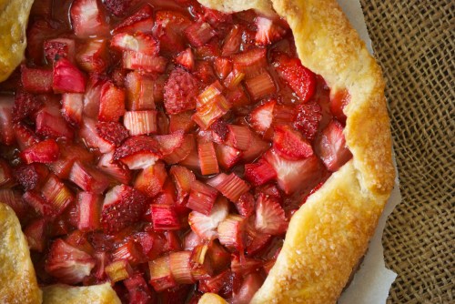 Rhubarb and Strawberry Galette | Relishing It