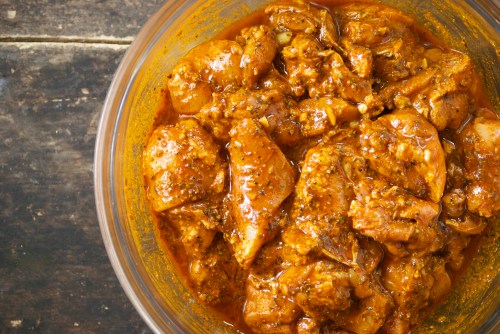 Pincho Moruno (Adobo Marinated Chicken Kabobs) | Relishing It