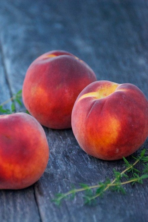 Peach Sangria with Chamomile and Thyme | Relishing It