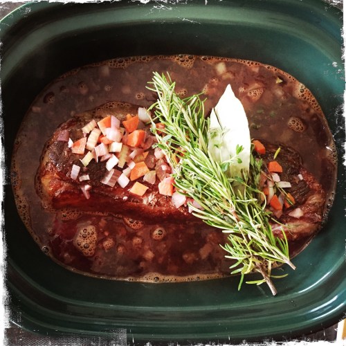 Braised Beef Roast with Red Wine and Rosemary | Relishing It