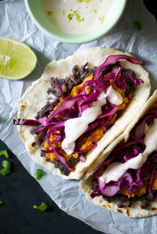 Sweet Potato and Black Bean Tacos | Relishing It
